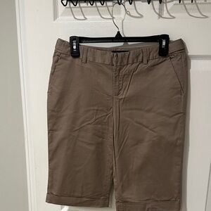 Classic Tan Knee-Length Shorts